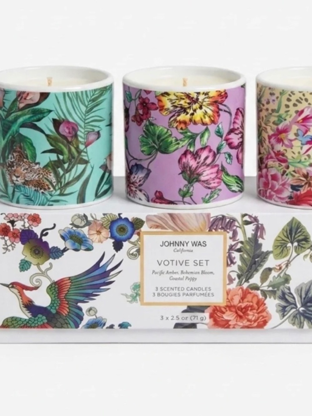 NIB JOHNNY WAS CANDLES SOLD OUT